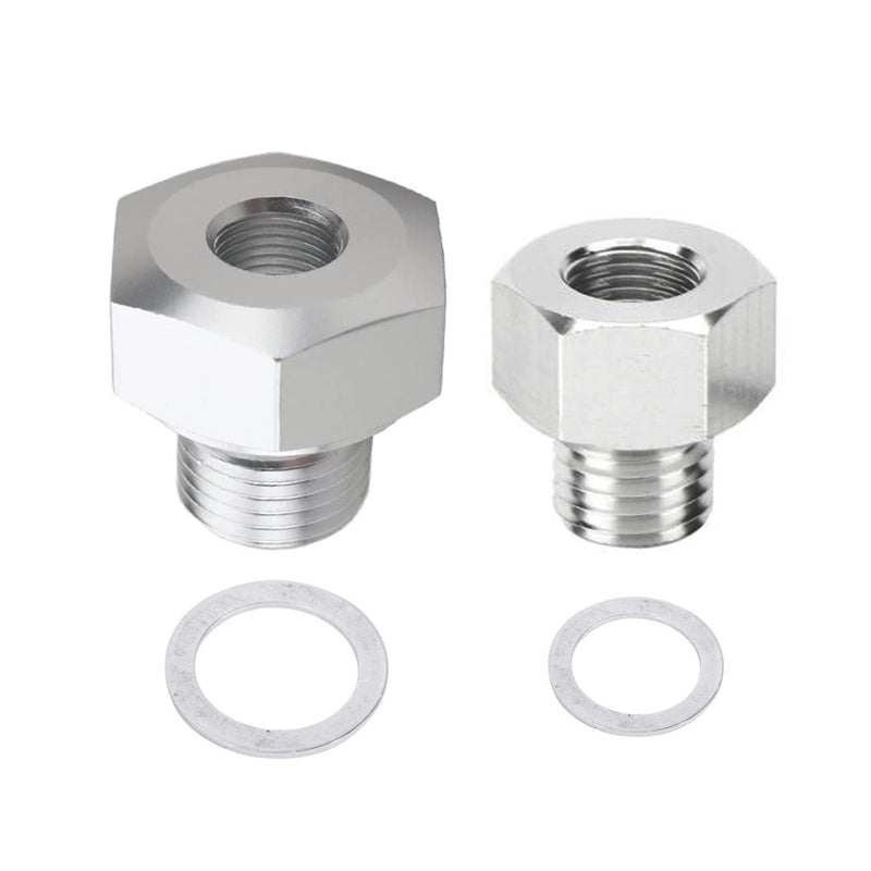 LS Engine Swap Intake Plug Coolant Temp Oil Pressure Sensor Adapter M16 M12 x 1.5 to 1/8 NPT for All GM LS Series Engines LS1 LSX LS3 5.3L 6.0L 6.2L