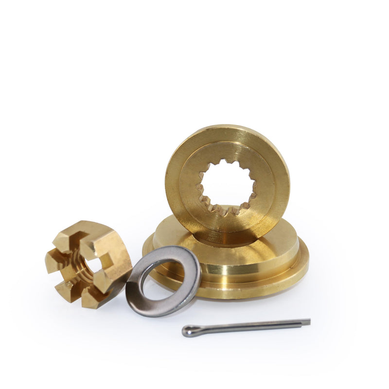 CAPTAIN Outboard Propeller Installation Hardware Kits fit Johnson Evinrude 40-140 HP Engines, Includes Thrust Washer, Spacer, Washer, Nut and Cotter Pin
