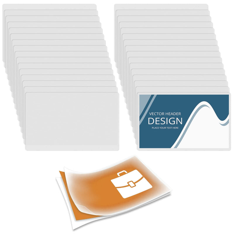 Index Card Laminating Pouches 3x5 File Card Laminating Pouches Lamination Pouches Recipe Card Laminating Pouches for Work Permits Pass Cards Student ID Cards (100, 5mil) 100