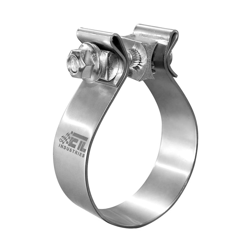 4 Inch Exhaust Clamp, Narrow Band 304 Stainless Steel Clamp for Muffler, 1 Pc 4 Inch