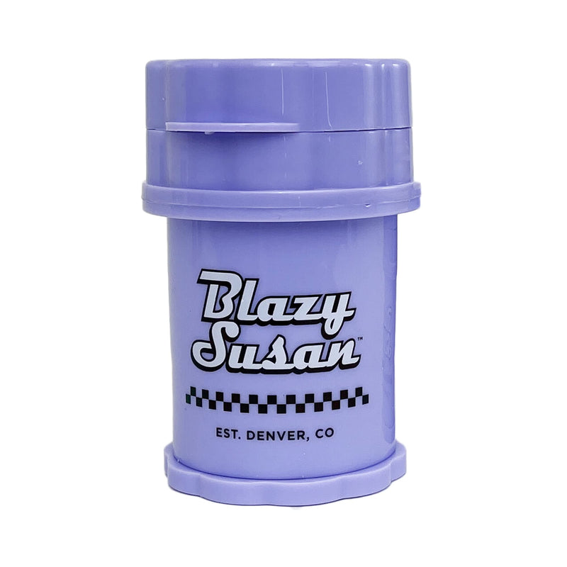 Blazy Susan Mini 4-Piece Herb Saver Grinder (Purple) Purple