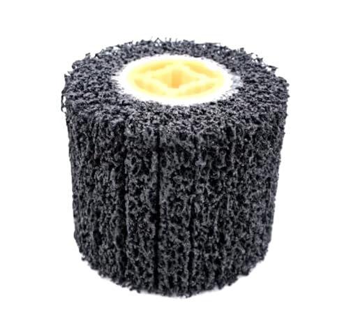 4.5" x 4" 40 Grit Strip & Clean Abrasive Drum Wheel, 1 Pack 4.5” x 4” x 3/4” (115x100x19mm)