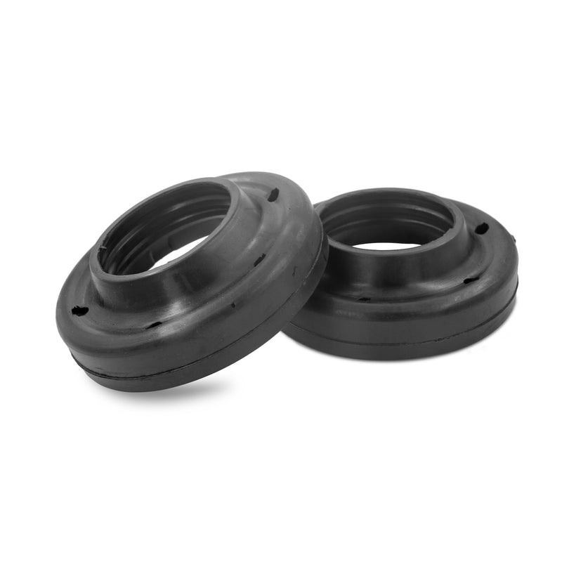 Front Coil Spring Insulators, Front Upper Coil Spring Isolators Compatible with 2007-2018 Jeep Wrangler JK JKU (Stock height, Pair)