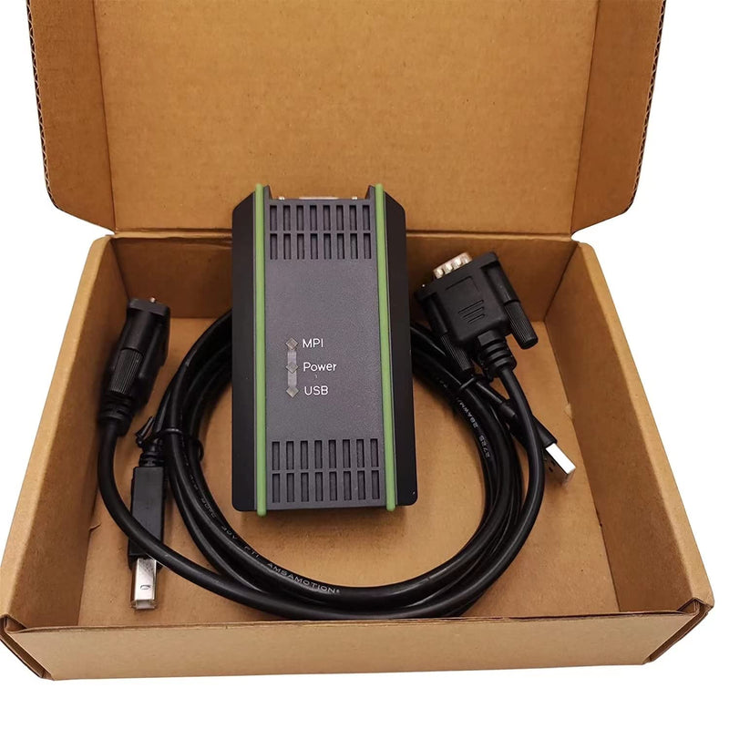 for PC Adapter USB 6ES7 972-0CB20-0XA0 USB to MPI/DP/PPI Network Adapter for S7 Systerm Compatible with Siemens PLC Programming Cable S7-200/300/400 Data Download Line