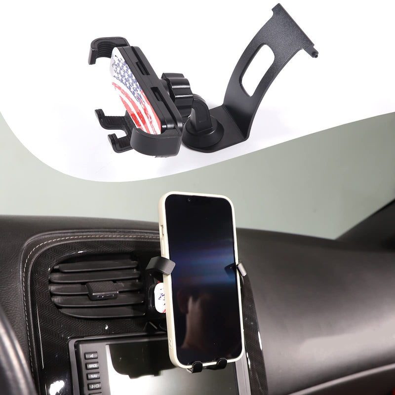 Lcojicep Car Phone Holder Compatible with Corvette C6 2005-201 Central Control AC Air Outlet Mobile Phone Mount Accessories，for All Mobile Phones (Style C) Style C