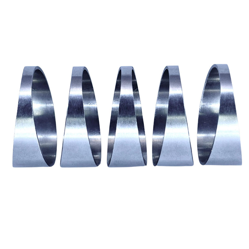 REMTUNE Brand 90 degree 3" 304 Stainless Steel Tight Radius Pie Cuts (Not Welded) - Laser Cut & Deburred for Custom Exhaust and Fabrication Projects (5pcs)