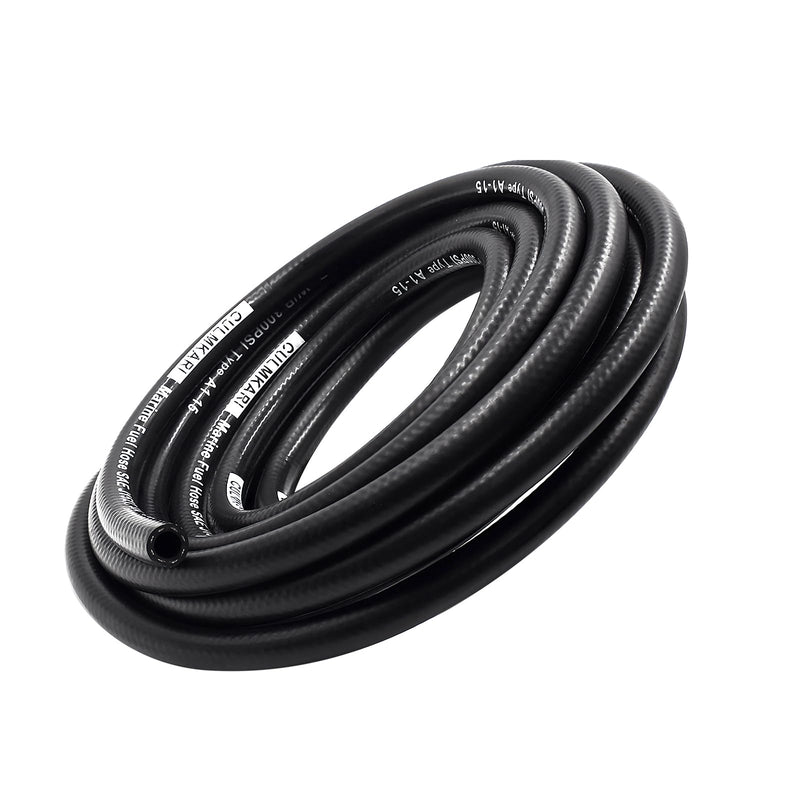 3/8'' Marine Fuel Hose Feed Line Rubber Type A1-15 / SAE J1527 Standards Fits Ships and Marine Equipment (10 Ft) 10 Ft