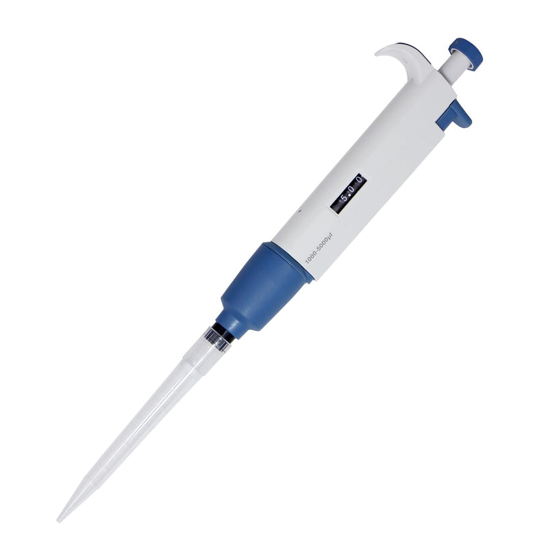 Micropipette 0.5-5ml, Adjustable Pipettor for Laboratory, Single Channel Lab Pipette,Half-Autoclavable 500-5000ul