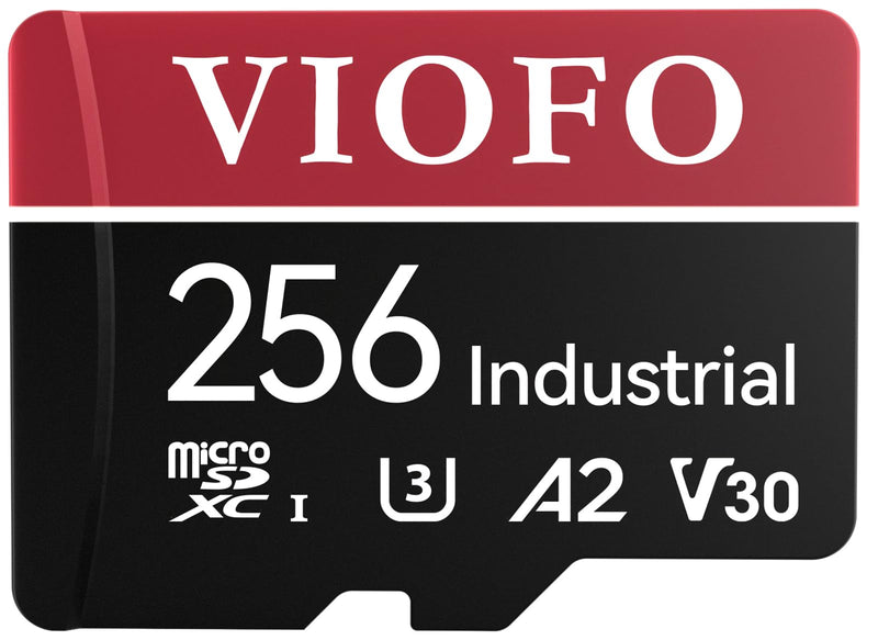  [AUSTRALIA] - VIOFO 256GB Industrial Grade microSD Card, U3 A2 V30 High Speed Memory Card with Adapter, Support Ultra HD 4K Video Recording VIOFO 256GB microSD Card