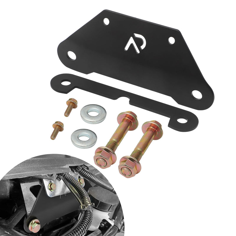 Front Shock Mount Braces Plate Kit For Kawasaki KRX 1000 Front Shock Mount Braces with 2PCS Shock Reinforcement Brackets,2PCS Grade 10.9 Shock Bolts Nuts
