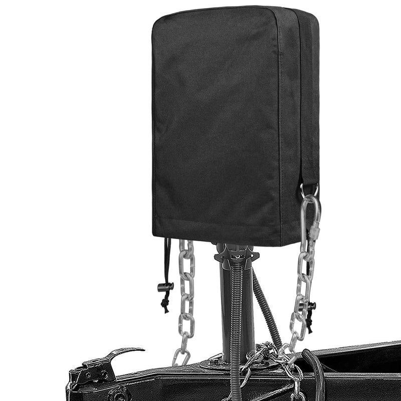 RV Electric Tongue Jack Cover- 900D Oxford Fabric Waterproof Protective- Travel Trailer Accessories for Outside Protection