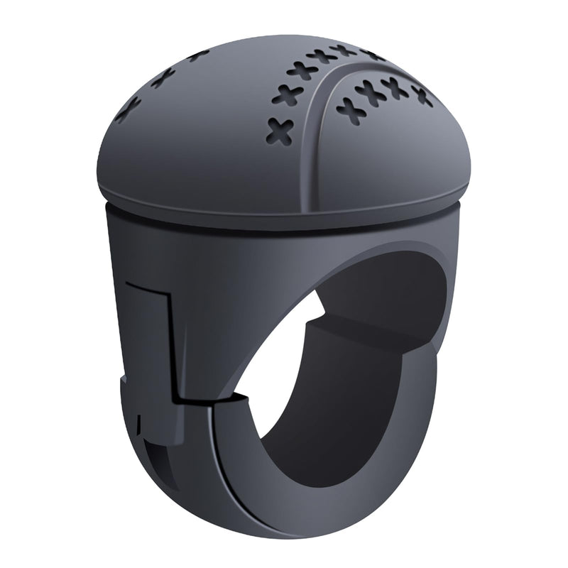 KRT New Generation Silicone Steering Wheel Knob, Anti-Slip Boat Steering Wheel Knob, Universal for Cars, Trucks, Boat, Tractors(Black) KRT-SWK1B