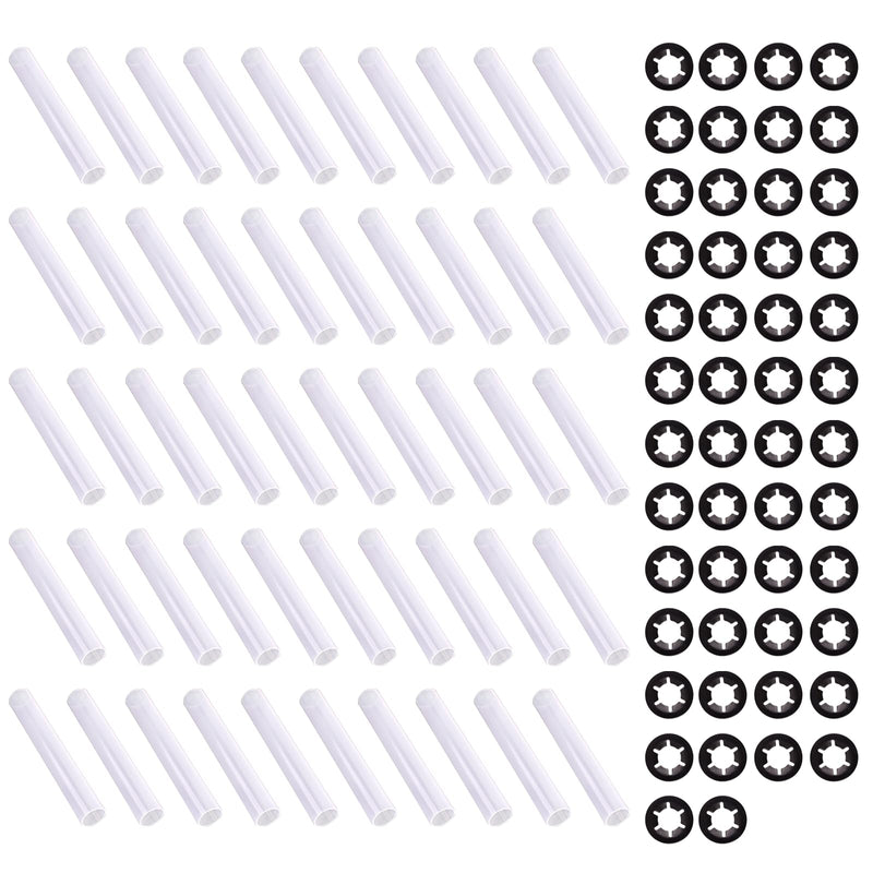 XTPTFABS Garage Door Hinge Quiet Roller Sleeves Shaft gaskets Compatible with New Rollers or Stems (ID-11mm; OD-11.90mm; L-80mm)