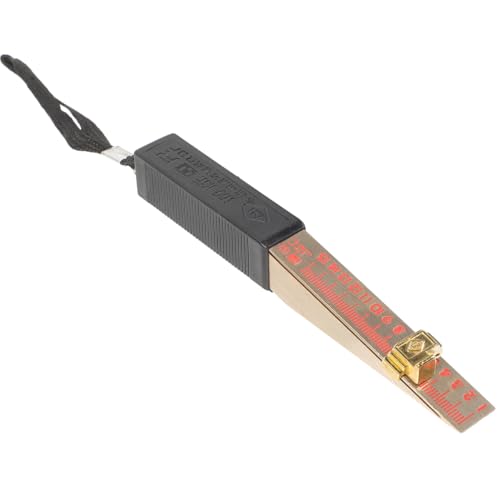 Uonlytech Taper Gauge Wedge Shaped Feeler Gauge 6.10 inch Flatness Measuring Tool for Welding Thickness Gap Width Engineering Inspection Home DIY