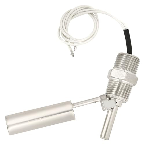 Water Level Controller Sensor, Liquid Water Level Sensor Switch Side Mounted 304 Stainless Steel 1/2NPT Male Thread DC0-110V for Water Dispensers, Water Heaters