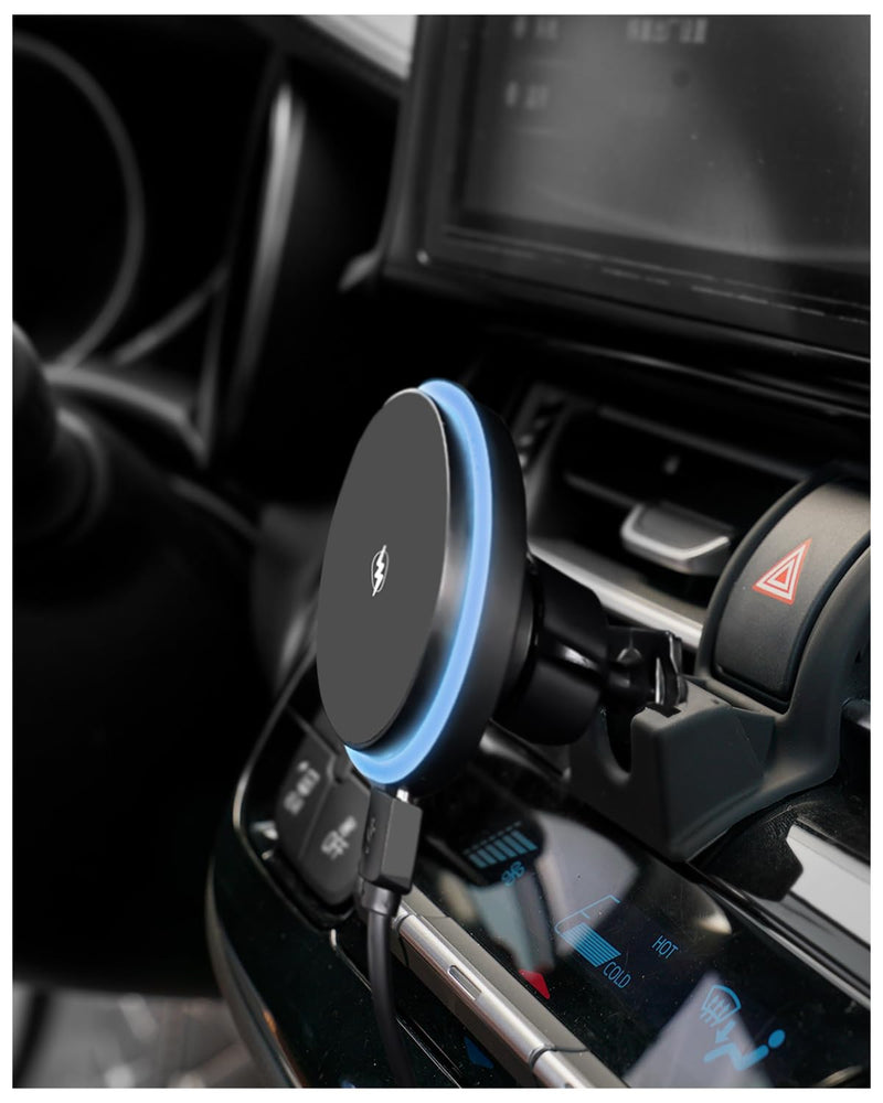BEHAVE Strong Magnetic Wireless Charging Mount for Toyota CH-R 2017-2024,Car Phone Holder Mount for Toyota CHR 2017-2024,Compatible for MagSafe,iPhone 13 14 15,Smartphones fit for MagSafe Case