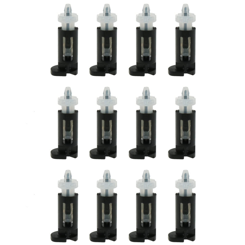 12PCS Heatsink CPU Pin Mounting Plastic Pins Push Screw for Intel LGA Socket 775 CPU Cooler Heat Sink Fans
