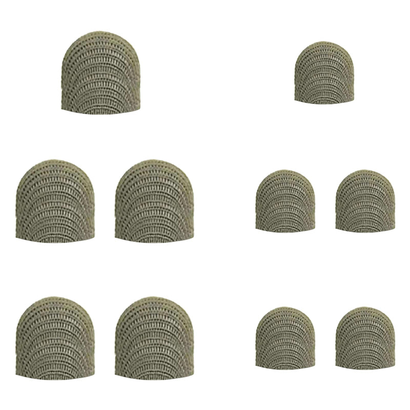 Replacement Fiber Mesh Tips for Stylus Pens - 10 Pieces Stylus Tips, Stylus Pen Tips, Fine Tip Stylus Replacement Tips, Touch Screen Tips F-Metallic color