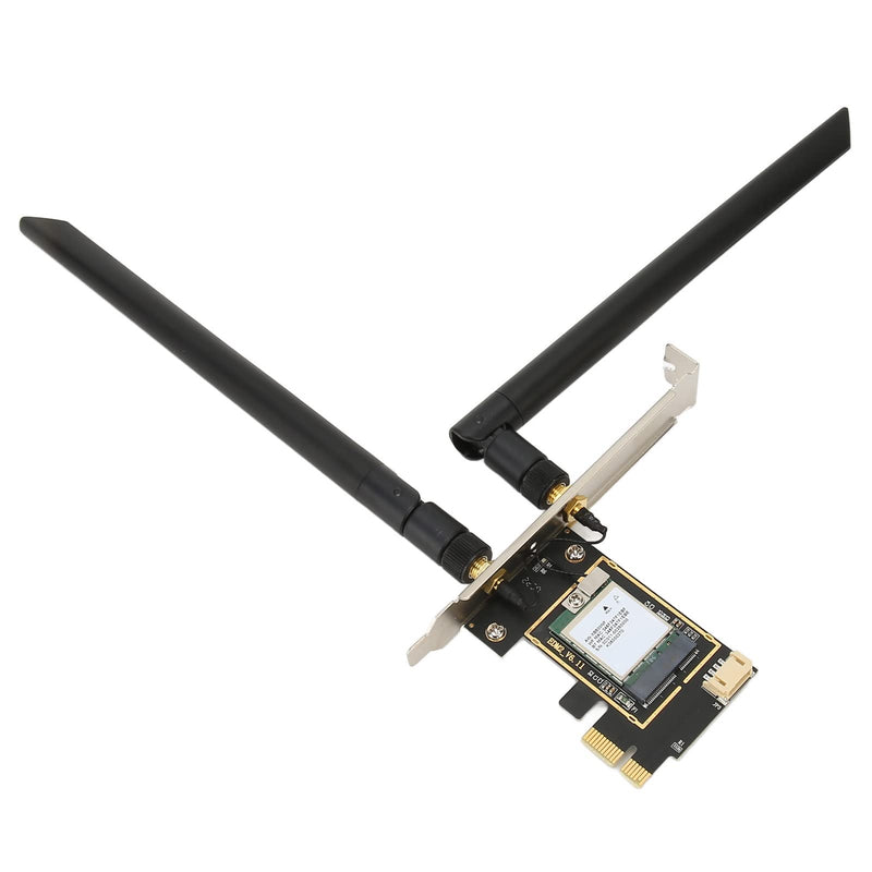 PCIe 6E Card, XB530NF MT7922 RZ616 2.4G 5G 6Ghz 3 band, Up to 2400Mbps Antenna MU MIMO PCIe Network Card, BT 5.2 Cordless NIC Adapter