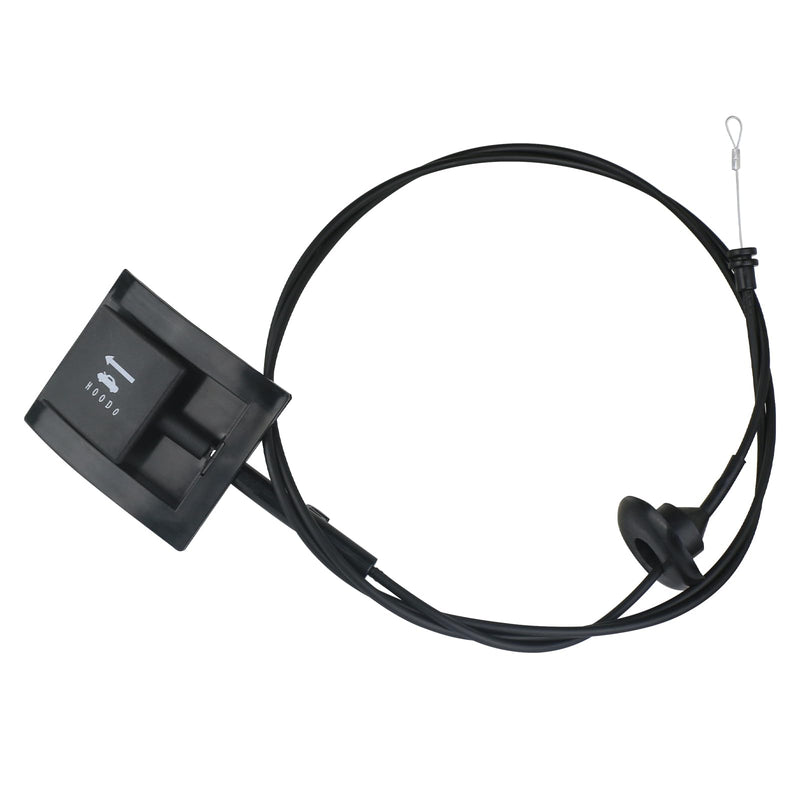 TQPONLY 912-042 Hood Release Cable & Pull Handle Compatible with Ford Bronco F150 F250 F350 Pickup Super Duty Replaces F2TZ16916A