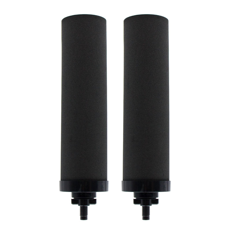 1 Micron Water Filter Replacement, Black Carbon Filters, Pack of 2 | Compatible with Gravity Filter System Black Carbon Filter