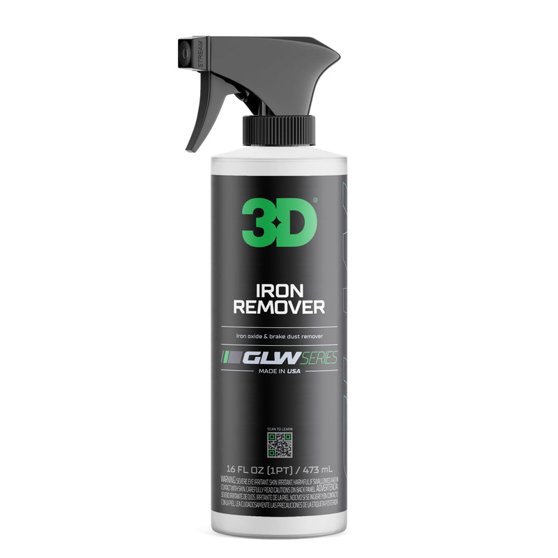 3D Iron Remover GLW Series | DIY Car Detailing | Hyper Effective Wheel Decontamination | Removes Iron Particles, Dirt, Brake Dust | Rapid Results | Ultimate Iron & Surface Contaminate Eliminator, 16oz 16 Oz