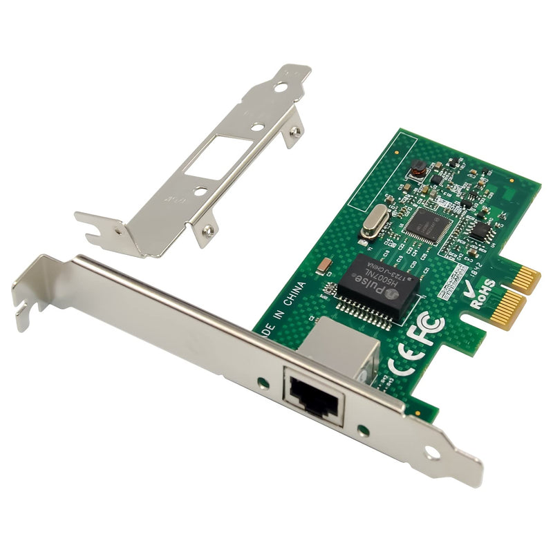 PCIe Gigabit Network Card 1000M PCI Express Ethernet Adapter with Intel I210AT LAN NIC Card for Support PXE for Windows/Windows Server/Linux(Lightning Protection Design) (ST729) ST729-I210AT