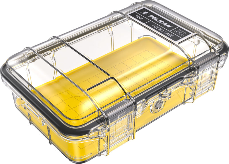 Pelican M50 Micro Case (Yellow/Clear) Yellow/Clear