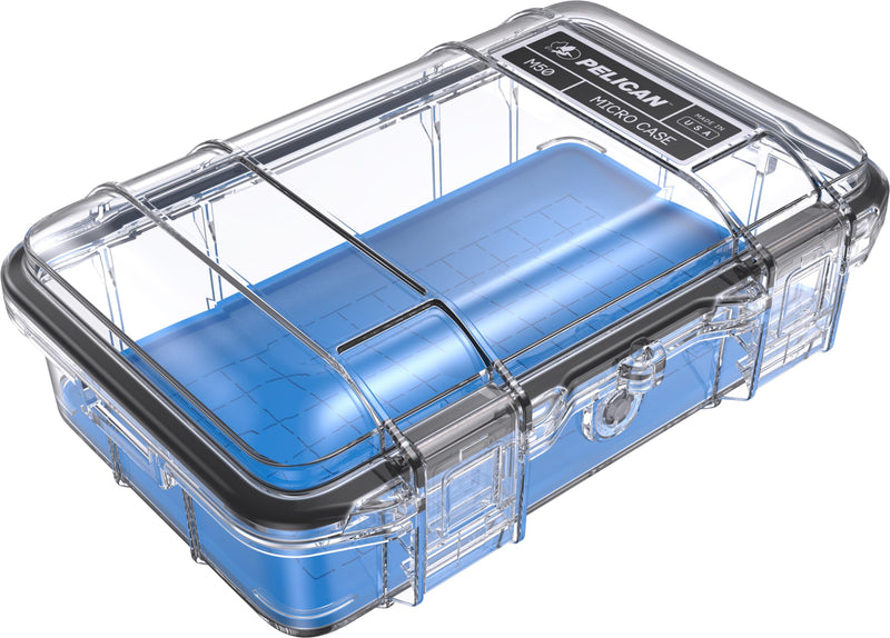 Pelican M50 Micro Case (Blue/Clear) Blue/Clear