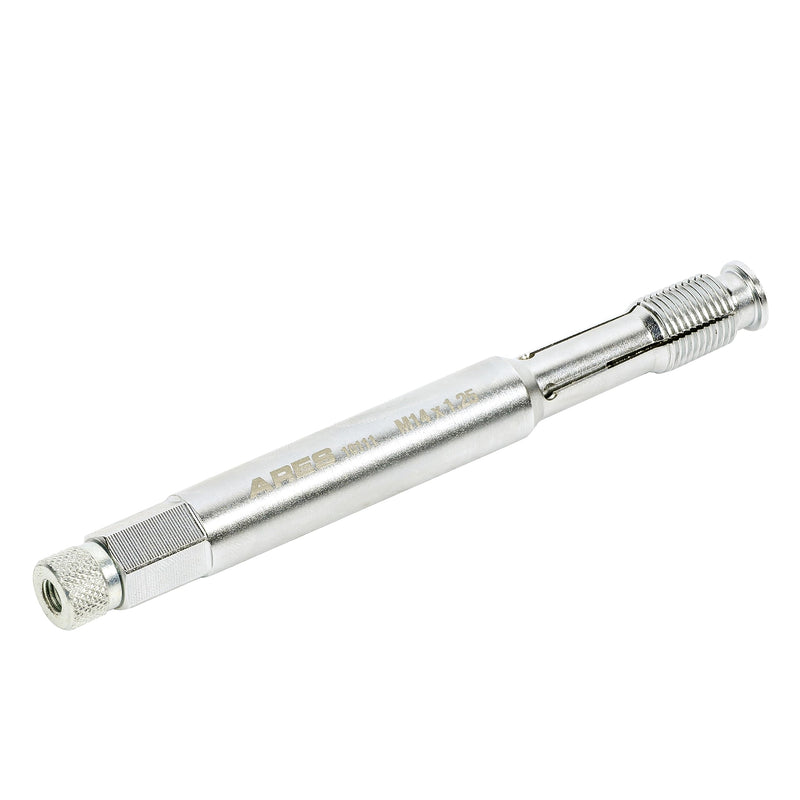ARES 10111 – M14 Back Tap Thread Repair Tool – Collapsible Design Easily Engages and Repairs Threads from Inside Out – Keeps Metal Shavings Out of Cylinder