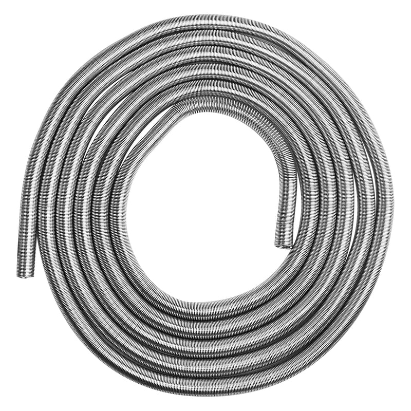 3/16" Brake Line Protector - 8 Feet Heavy-Duty Galvanized Spring Steel, Anti-Rust Coating, Rock/Chip Protection for Cars, Trucks, SUVs 316-8FT