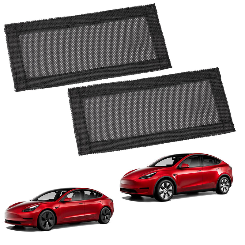 Vent Cover 2025 for Tesla Model Y, Universal Air Vent Cover Compatible with Tesla Model 3 and Model Y 2024 2023 2022 2021 2020 2019, Mesh Rear Floor Backseat Under Seat Grille, Set of 2