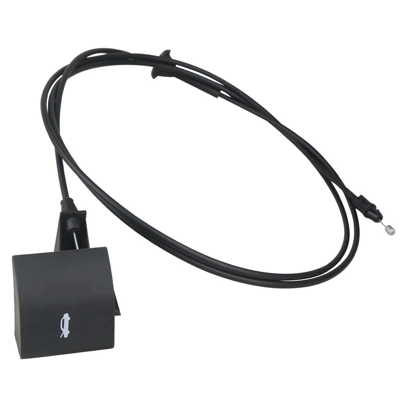 Hood Catch Release Cable with Handle Compatible with 2005 2006 2007 2008 2009 2010 Grand Cherokee 2006-2010 Commander Replaces 55394495AB