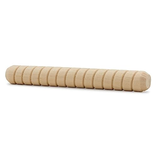 Pinehurst Crafts 1/2 Inch x 4-1/2 Inch Spiral Wood Dowel Pins, Great for Furniture, Cabinetry and Crafts Projects, Pack of 50