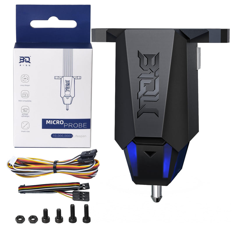 BIQU MicroProbe V2.0 Auto Bed Leveling Sensor, for Ender 3/Ender 3 V2/Ender 3 Pro/Ender 3 Max/Voron/H2 Extruder BIQU B1 3D Printer with SKR Mini E3 V3.0, Octopus V1.1/Pro, Manta/SKR 3 Series Board Only MicroProbe V2.0