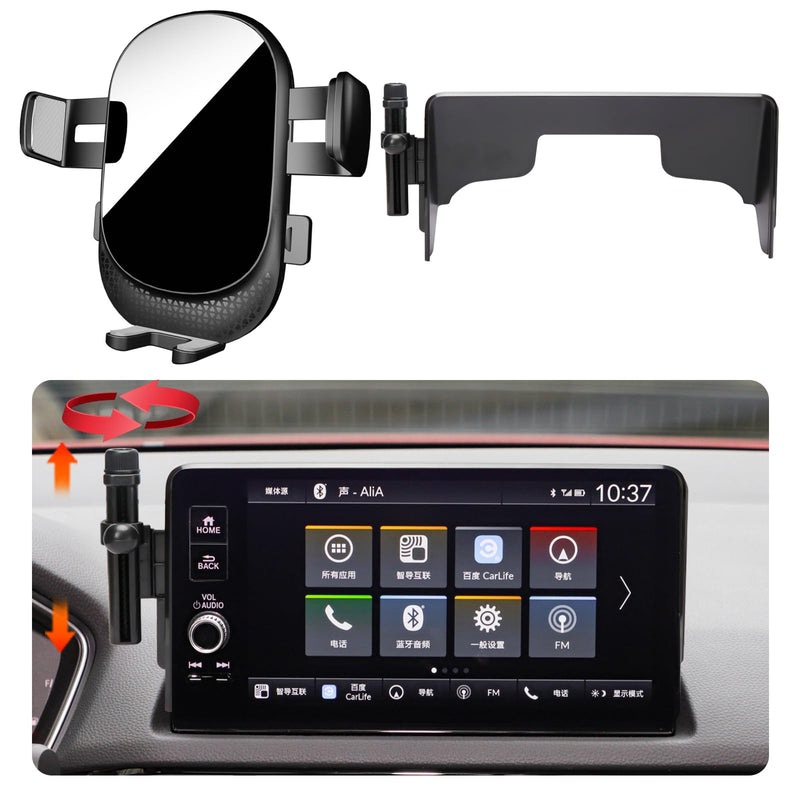 Car Phone Holder for Honda Civic Auto Accessories[Special vehicle installation，only For 2022-2026 11th Civic，non universal][Auto Lock Hands Free Cell Phone Mount Car fits for iPhone & All Smartphones] For Civic 2022-2026