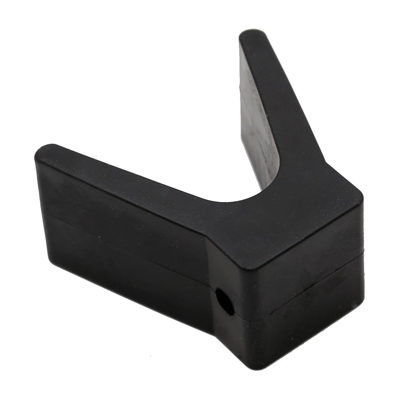 SYOWADA 4” V-Span Boat Trailer Rubber Stop Bow Stop wtih 2" Width | 2 * 4 * 1/2 Inch Block Trailer Rubber Bow Stop Non Marking Polyurethane Mounting Hole Y-Stop
