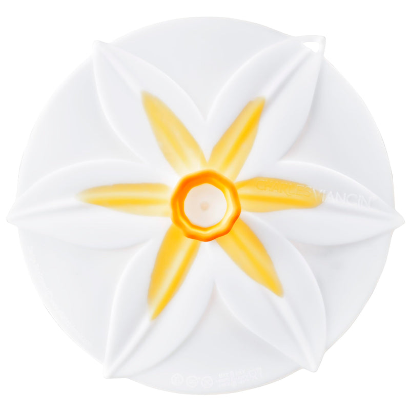 Charles Viancin Silicone Lids - Daffodil Silicone Bowl Covers/Airtight Pan Lid (9 Inch) 9 Inch