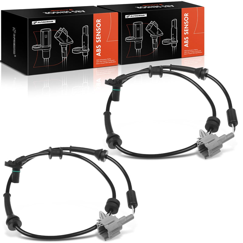  [AUSTRALIA] - A-Premium ABS Wheel Speed Sensor Compatible with Nissan & Infiniti Models - Titan 2008-2011, Armada 2008-2012, QX56 2008-2010 - Front Driver and Passenger Side, 2-PC Set, Replace# D7910-ZR00B