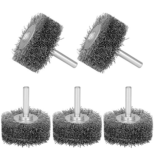 5 Pack 2 Inch Wire Wheel Brush for Drill Attachment 5