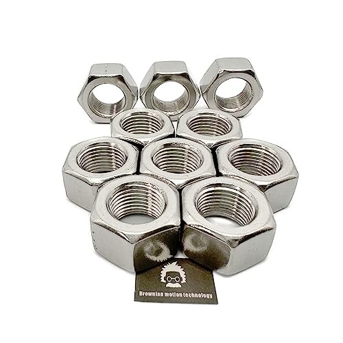 Stainless Steel SS304 5/8"-18 UNF HEX NUT Unified National Fine Series (Pack of 10PCS) 10 304 5/8"-18 UNF