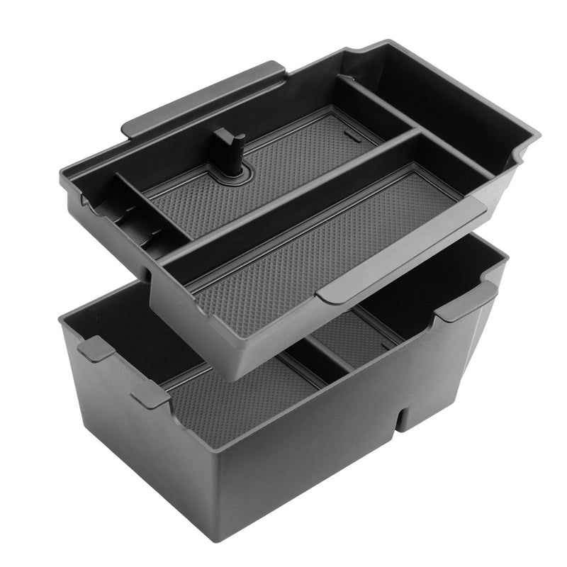 BIBIB0 2Pack 2024 2025 Crosstrek Center Console Organizer for 2023-2026 Subaru Crosstrek&2024+ Impreza Console Trays 2024 Crosstrek Insert Glove Pallet Organizer 2026 Crosstrek Hybrid Double Layers Double Layers-2Pack