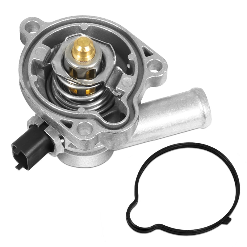 902-808 Upgrade Aluminum Coolant Thermostat Housing Assembly compatible with Chevy Trax Sonic 13-20, Cruze 11-16, Buick Encore 13-20 - L4 1.4L - Replace 55579010 25200455 5556533