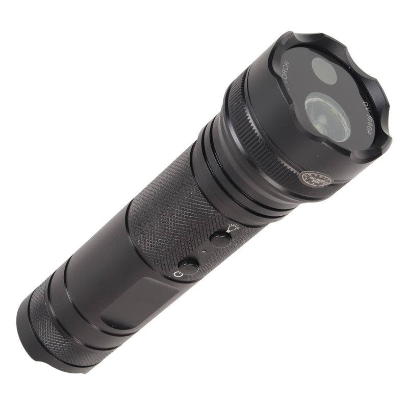 LED Flashlight Recorder, Flashlight Helmet Camera with Handle Brackect, 1080P FHD, 5 Lighting Modes, 120° Wide Angle, 2200mAh Rechargeable Battery for Cycling,