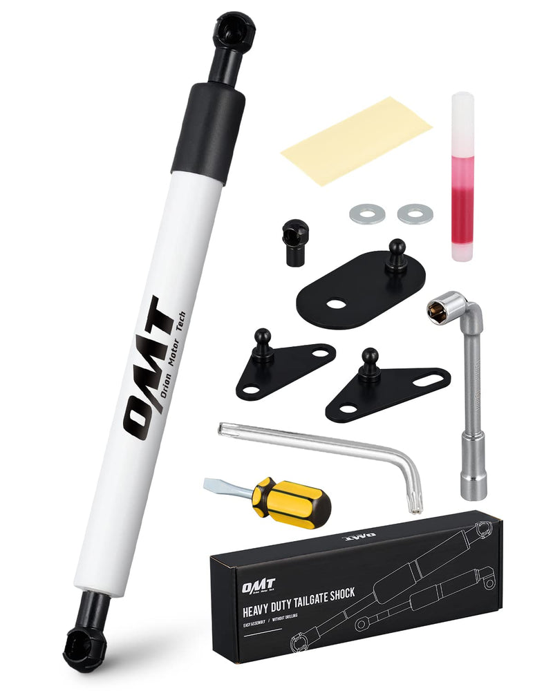 Orion Motor Tech Truck Tailgate Assist, Pickup Tailgate Lift Assist Kit Compatible with Ford F150 2015 2016 2017 2018 2019 2020 2021 2022 2023 2024 2025, F150 Truck Pickup Tailgate Shock Absorber White