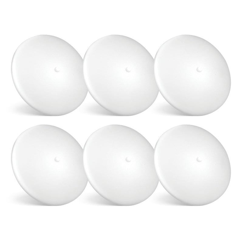 PARMIDA (6 Pack) LED RV Dome Ceiling Lights 5CCT, On/Off Switch, Dimmable, Surface Mount Interior Puck Light, Slim Motorhome, Trailer, Camper Lighting, 5W, 27/3/35/4/5/6K, Damp Location, 4.5 Inch