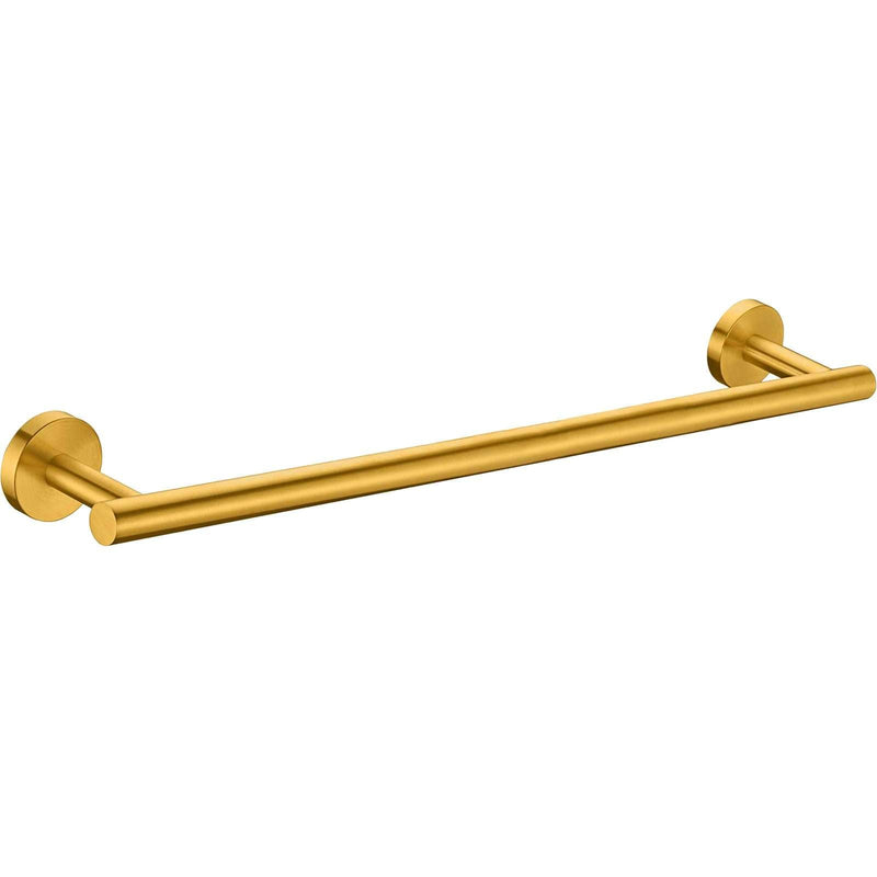 Modket 24 Inches Brushed Gold Towel Bar Bathroom Hardware 304 Stainless Steel Wall Mounted Kitchen Towel Holder Cloths Hanger 24 Inch