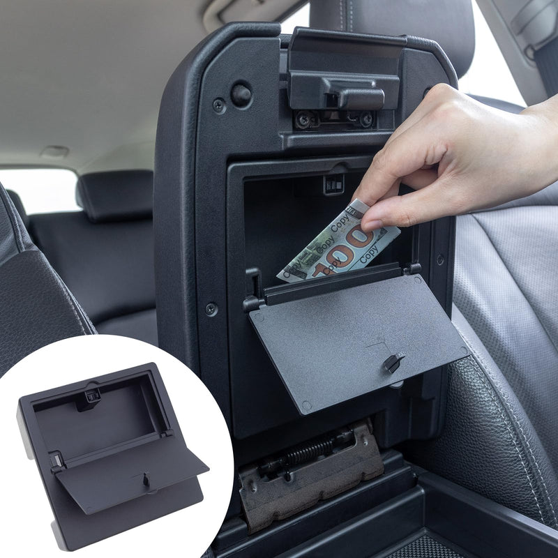 JKCOVER Center Console Hidden Box Organizer Compatible with 2016-2021 2022 2023 Toyota Tacoma Accessories Armrest Hidden Storage Box Secret Compartment Press to Open and Close (Patent Design) for 2016-2023 Tacoma