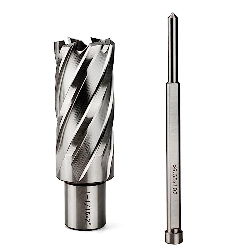 OSCARBIDE 1-1/16" x 2" HSS Annular Cutter 3/4" Weldon Shank Mag Drill Bit