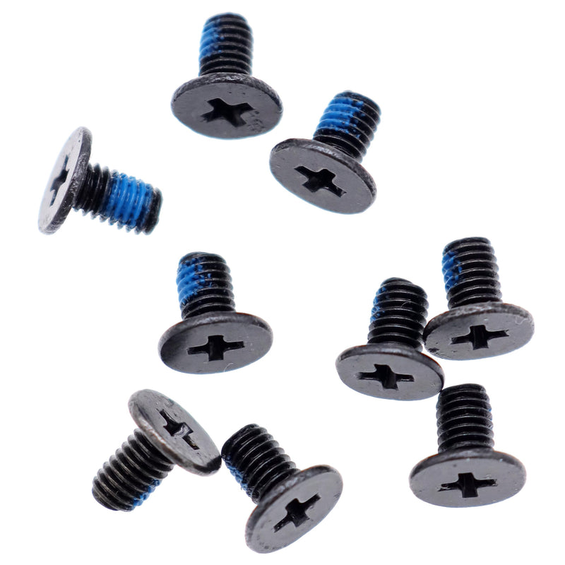 Deal4GO [10-Pack] M3 x 5 mm Phillips Flat-Head Screw Replacement for Laptop Bottom case Hard Drvie SSD Screws (Black) M3 x 5mm (10-pack)